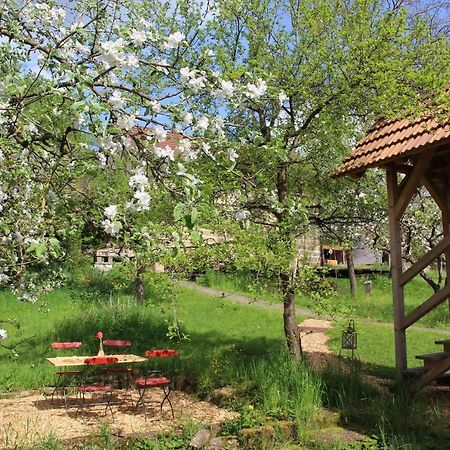 Ferienwohnung Koppelblick Pfarrweisach Bagian luar foto