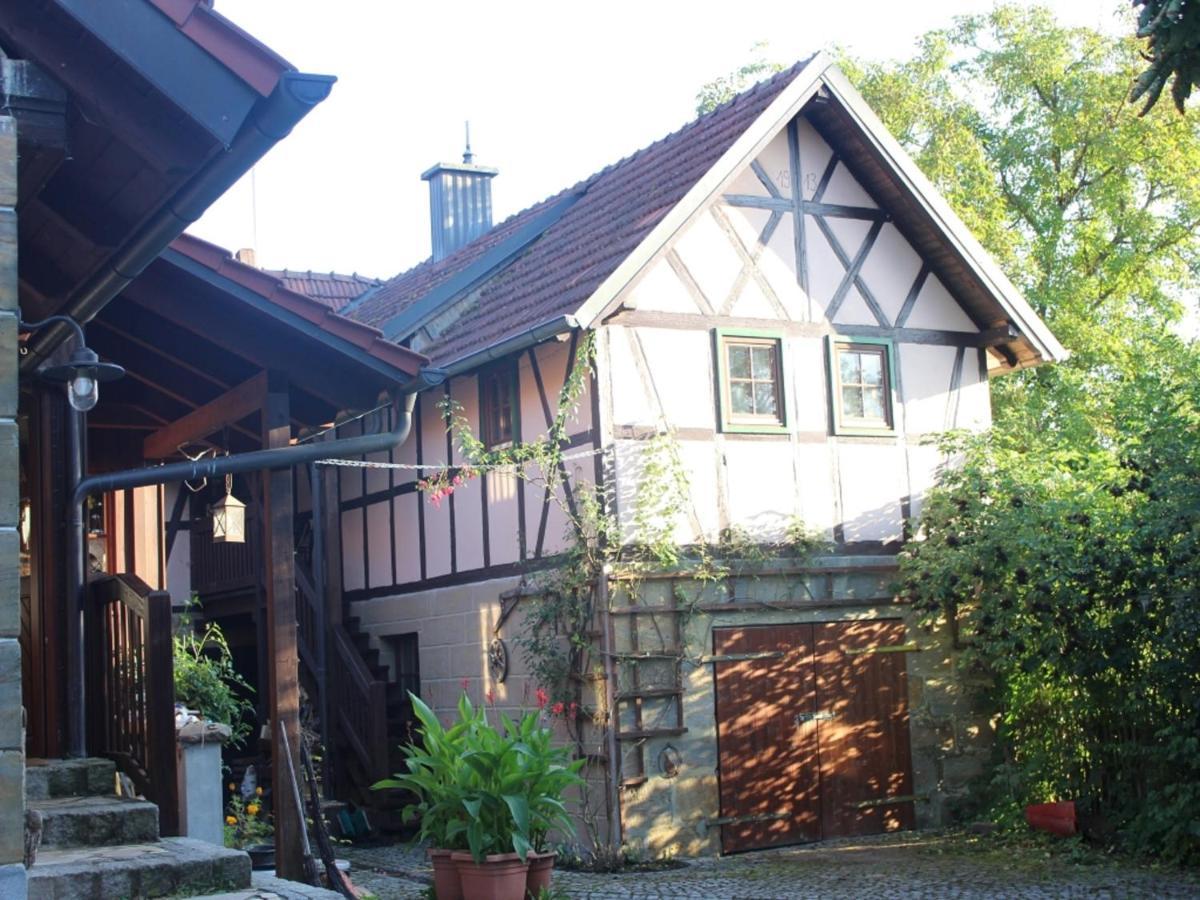 Ferienwohnung Koppelblick Pfarrweisach Bagian luar foto