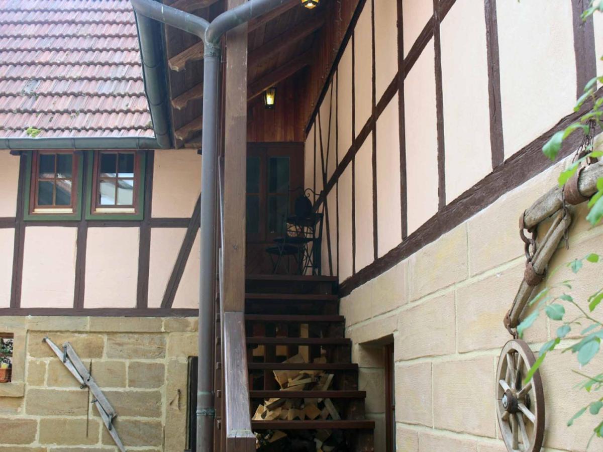 Ferienwohnung Koppelblick Pfarrweisach Bagian luar foto