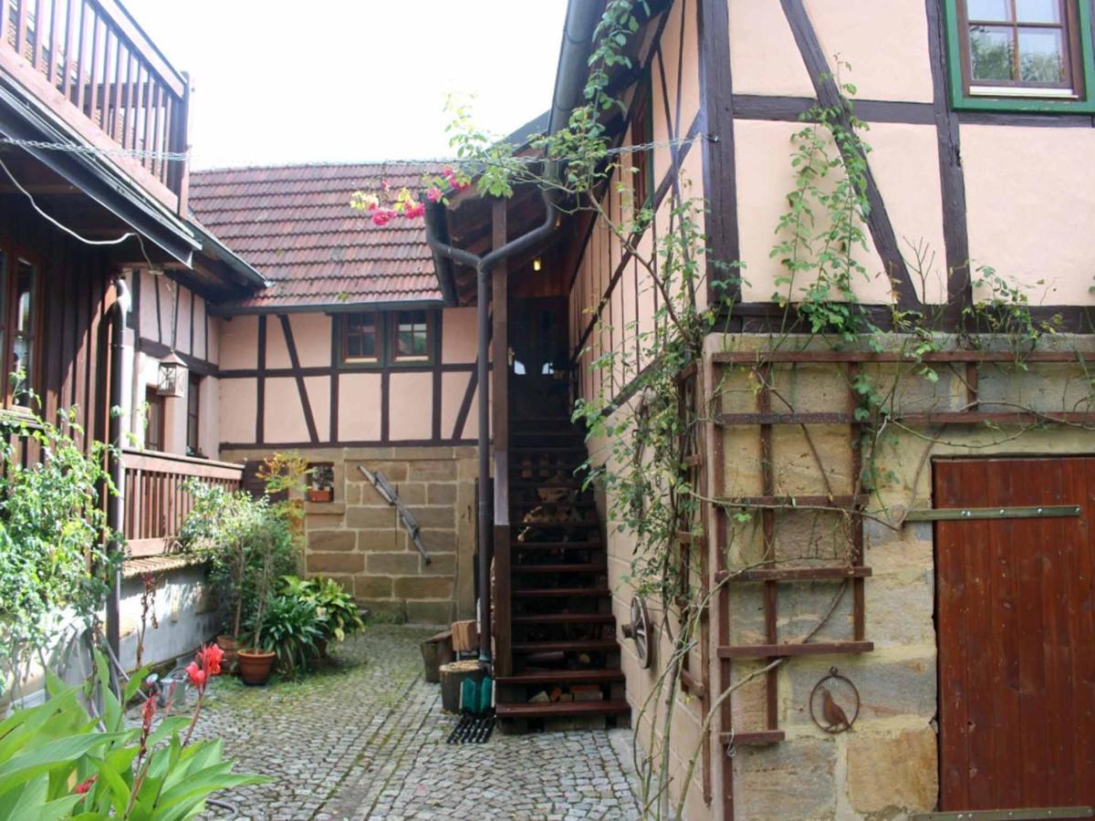 Ferienwohnung Koppelblick Pfarrweisach Bagian luar foto
