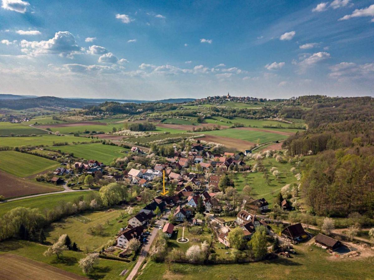 Ferienwohnung Koppelblick Pfarrweisach Bagian luar foto